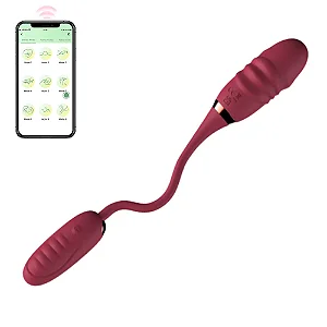 Vibrador Bullet Duplo via App - 10 Velocidades