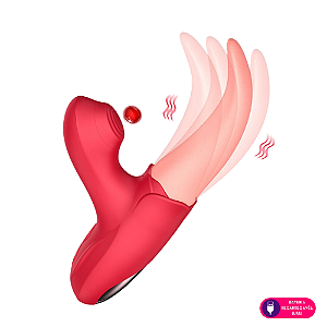Vibrador Dupla Estimulação Lingua