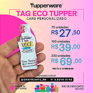 Tag em formato de Eco Tupper