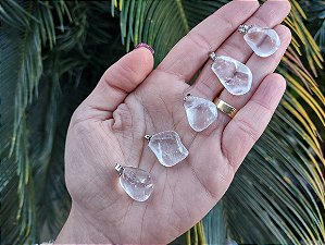 Pingente de QUARTZO CRISTAL- Iluminação, Energização e Intensificador de outros cristais