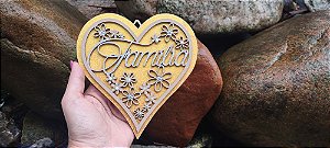 Quadro Decorativo Coração 15cm