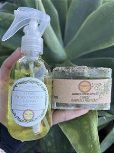 KIT Limpeza Energética - Spray 7 Ervas + Sabonete 7 Ervas