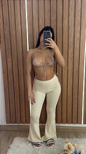 Calça De Renda Nude