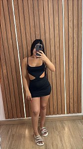 VESTIDO AGATA CURTO  PRETO