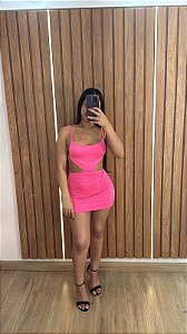 VESTIDO AGATA CURTO ROSA