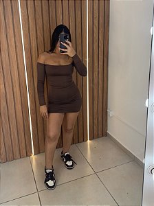 VESTIDO CIGANINHA MARROM