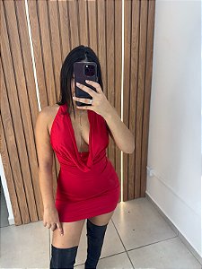 VESTIDO PALOMA VERMELHO