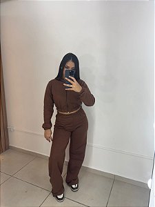Conjunto Moletom Wide leg