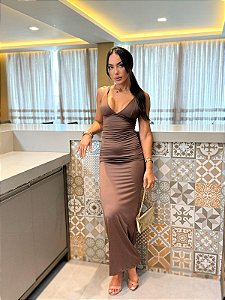 Vestido Slim Longo