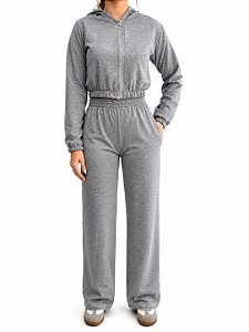 Conjunto moletom wide leg