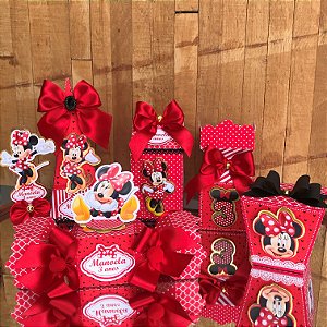 Kit Festa Minnie Vermelha - Clássico