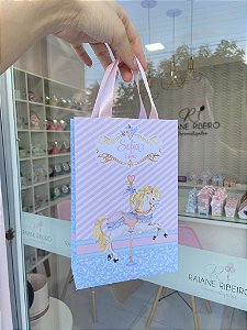 Sacolas Personalizadas Carrossel - TAM M