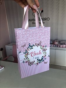 Sacolas Personalizadas Jardim De Borboletas - TAM M