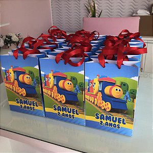 Sacolas Personalizadas Bob o Trem - TAM