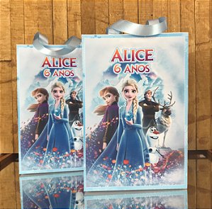Sacolas Personalizadas Frozen - TAM M