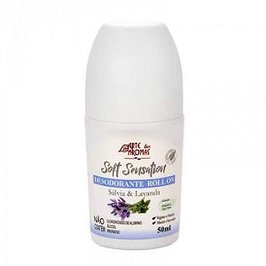 Desodorante Roll On Sálvia e Lavanda - Arte dos Aromas 50ml