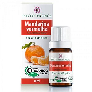 Óleo Essencial de Mandarina Vermelha Orgânica - Phytoterápica - 10ml