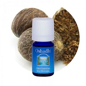 Óleo Essencial de Noz Moscada Orgânico - Oshadhi - 5ml