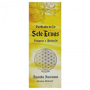 Incenso Natural Ananda Sete Ervas - Limpeza e Proteção-Encantos