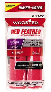 Mini rolo Red Feather 4½" - pacote com 2