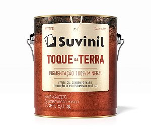 EFEITO FOSCO TOQUE DA TERRA  - BARRO DO CERRADO - 5KGS - SUVINIL