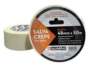 FITA CREPE BRANCA - 48MM X 50MTS SALVABRÁS