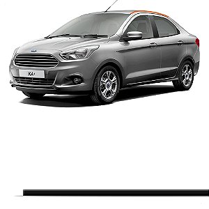 Friso De Teto Borracha Ford Ka Sedan 2014 Até 2021 Lado Esquerdo