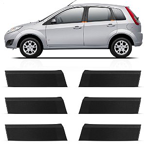 Kit Arremate Pestana Janela Dianteira Traseira Fiesta 6 Pçs