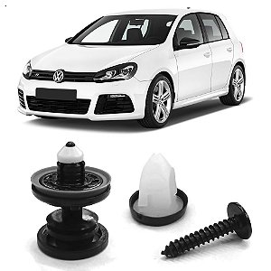 Kit Grampo Presilha Forro De Porta Dianteira Golf 09 a 13