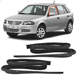 Par Canaleta Vidro Dianteiro Volkswagen Gol e Saveiro G2 G3 G4 4 Portas