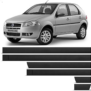 Friso Lateral Borrachão Fiat Palio e Siena El Elx 4 Portas 2008 Até 2015