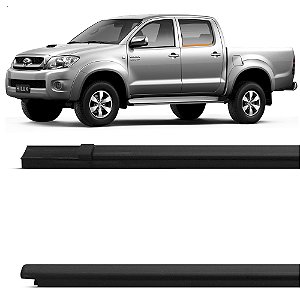 Par Pestana Borracha Externa Traseira Toyota Hilux 2005 Até 2015