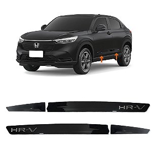 Friso Lateral New HR-V 2022 em diante Preto Cristal