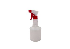 Frasco Plástico 500ml Baixo Natural Com Gatilho Borrifador Ref 200 - IBEPLAS