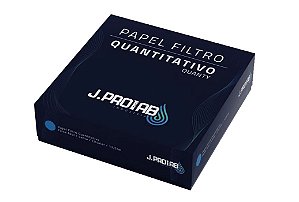 Papel Filtro Quantitativo Redondo (Quanty) Faixa Azul Filtração Lenta (CX C/100) – J.PROLAB