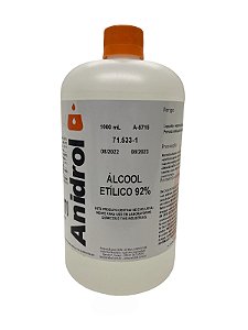 Álcool Etílico (Etanol) 92% - ANIDROL
