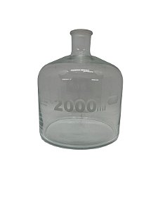 Frasco para Bureta Automática Forma Baixa Incolor - VIDROLABOR