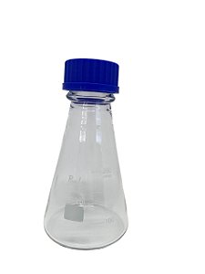 Erlenmeyer com Tampa Rosca  GL32 250ML - PLENA-LAB