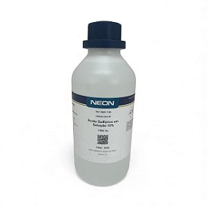 Ácido Sulfúrico 10% (V/V) 1L NEON - (P.C. POLÍCIA FEDERAL)