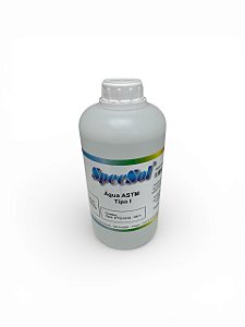 Água Ultrapura Tipo 1 Resistividade 18 Megaohn P/ Cromat. Íons e ICP - 1L SPECSOL