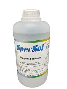 Reagente Fehling B Método USP34 P/Análise de Açucares 1L C/ Cert. de Análise e Rast. Massa e Volume RBC - SPECSOL
