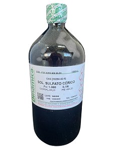 Sulfato de Cério (Cérico) 0,1N/0,1M Aquosa 1L - DINÂMICA