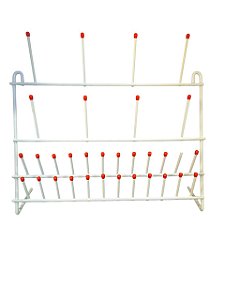 Suporte Escorredor para Vidrarias 32 Peças 300X400MM - LABORGLAS