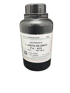 Cloreto de Zinco PA ACS 500G - DINÂMICA