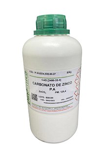 Carbonato de Zinco PA 500G - DINÂMICA