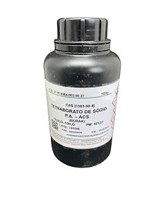 Tetraborato de Sódio (10H2O) PA (BÓRAX) 500G - DINÂMICA