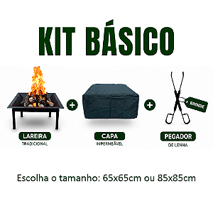 Kit: Lareira + Capa