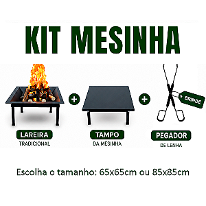 Kit: Lareira + Tampo