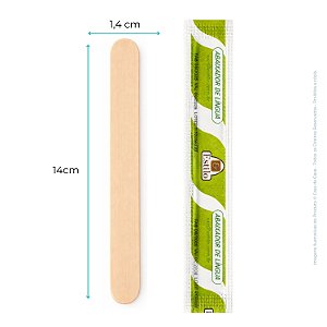 Palito Abaixador De Língua Espátula Depilação 300 Unidades