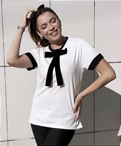 Tees Bicolor Laço